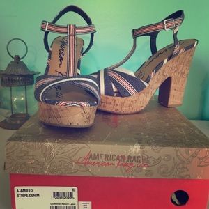 AMERICAN RAG Platform heels sandals